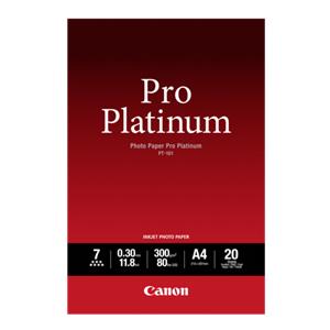 Canon PT-101 A 4, 20 sheet Photo Paper Pro Platinum   300 g