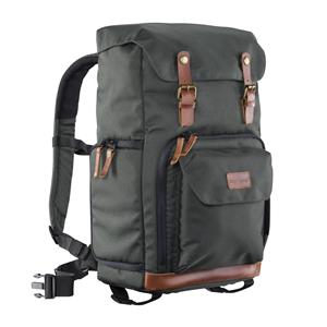 mantona Photo Backpack Luis green Retro