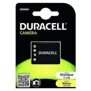 Duracell Li-Ion 700 mAh for Olympus Li-40B Nikon EN-EL10