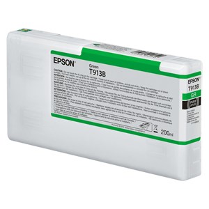 Epson ink cartridge green T 913 200 ml    T 913B
