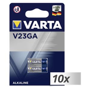 10x2 Varta electronic V 23 GA Car Alarm 12V