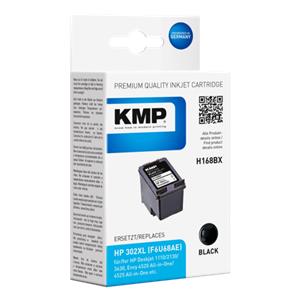 KMP H168BX ink cartridge black compatible with HP F6U68AE
