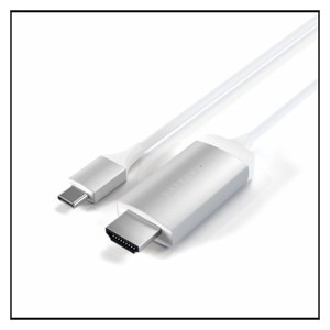 Satechi Type-C to 4K HDMI Cable silver