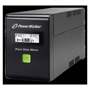 PowerWalker VI 600 SW Safety contact CEE 7 /3 (Typ F)