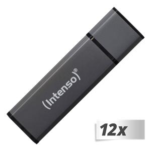 12x1 Intenso Alu Line 4GB USB Stick 2.0 anthrazit