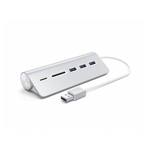 Satechi Aluminum USB 3.0 Hub & Card Reader silver