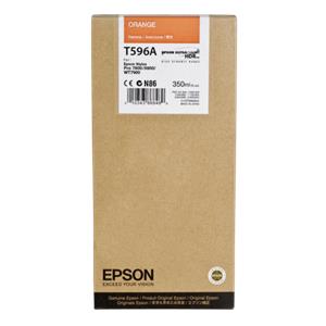 Epson ink cartridge orange T 596 350 ml T 596A