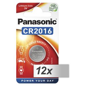 12x1 Panasonic CR 2016 Lithium Power VPE Inner Box