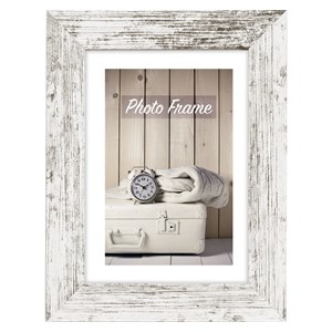 ZEP Nelson 6 white /brown 13x18 Wood Frame V21576