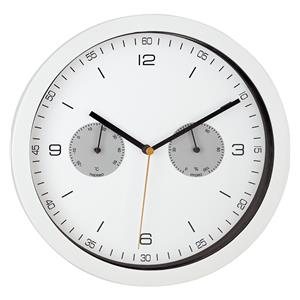 Mebus 52826 white Radio controlled Wall Clock