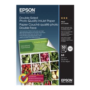 Epson Double-Sided Photo Quality Inkjet Paper A 4, 50 Sheet 140 g