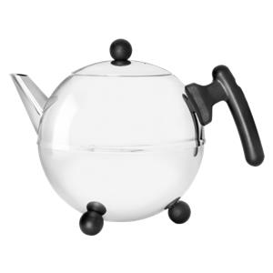 Bredemeijer Teapot Bella Ronde 1,2l Edelstahl / black 1304Z