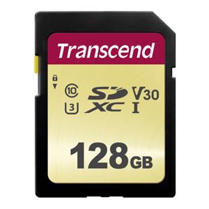 Transcend SDXC 500S 128GB Class 10 UHS-I U3 V30