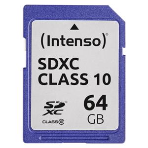 Intenso SDXC Card 64GB Class 10