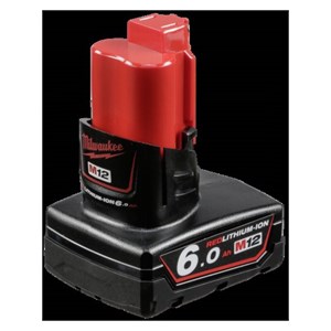 Milwaukee M12B6 12V /6,0 Ah Li-Ion Battery