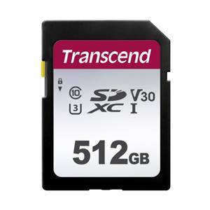 Transcend SDXC 300S 512GB Class 10 UHS-I U3 V30 - samo raspakirano