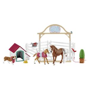 Schleich Horse Club 42458 Hannah's guest horses with Ruby