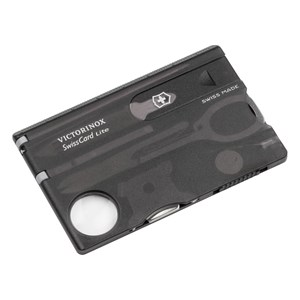 Victorinox SWISSCARD LITE black transparent