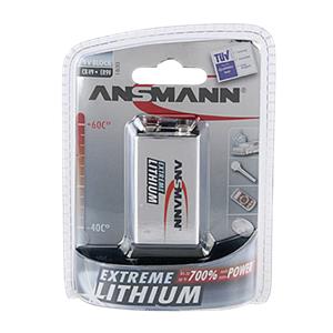 1 Ansmann Lithium 9V block Extreme