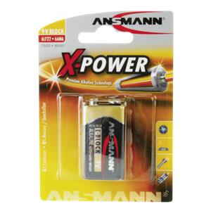 1 Ansmann Alkaline 9V block X-Power