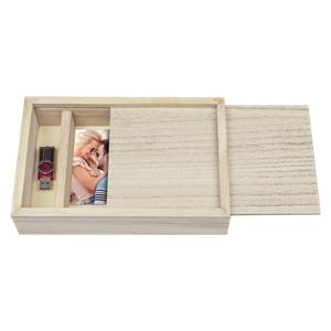 ZEP Box USB 13x18 Wood for Photos and Stick CX7557