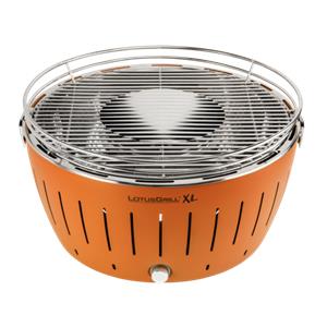 LotusGrill G435 U narančasti - prijenosni stolni roštilj na ugljen rešetke 40,5cm