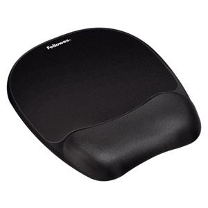 Fellowes Memory Foam Wrist Support with Mousepad bl