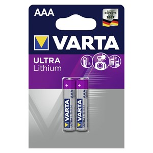 10x2 Varta Ultra Lithium Micro AAA LR 03