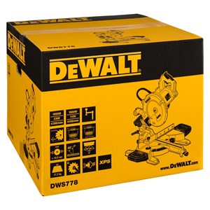 DeWalt DWS778-QS Mitre Saw 250 mm 1850 Watt