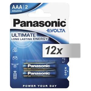 12x2 Panasonic Evolta LR 03 Micro                LR03EGE/2BP