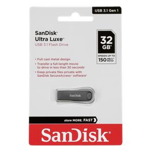 SanDisk Cruzer Ultra Luxe   32GB USB 3.1 150MB/s  SDCZ74-032G-G46