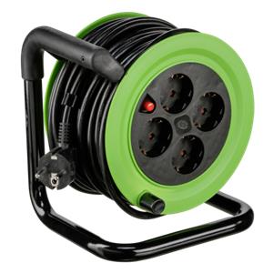 REV Mini Cable Drum 4fold 15m green black