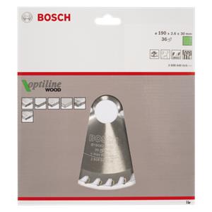 Bosch Circ. Saw Blade OP WO H 190x30-36