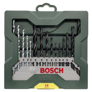 Bosch Mini-X-Line 15 parts, Mixed-Set