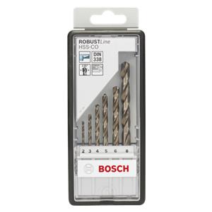 Bosch RobustLine HSS-Co 6 piece Drill Bit Set