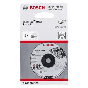 Bosch Roughing Wheel 76x4x10mm ExpertforInox