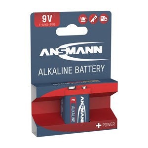 1 Ansmann Alkaline 9V block red-line