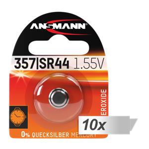 10x1 Ansmann 357 Silveroxid SR44