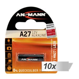 10x1 Ansmann A 27 LR 27