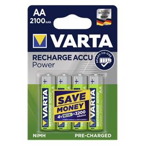 1x4 Varta Rechargeable Accu AA Ready2Use NiMH 2100 mAh Mignon - Punjive baterije