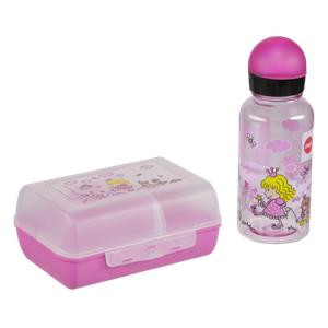 Emsa Kids Water Bottle 0,4l + lunch box princess 518137 set