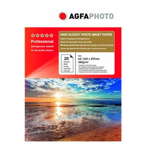 AgfaPhoto Professional Photo Paper High Gloss 260 g A 4 20 Bl