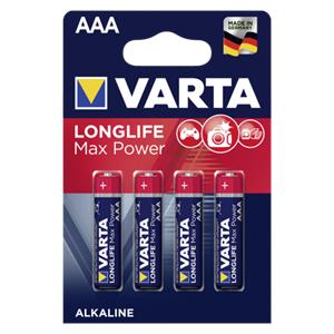 10x4 Varta Longlife Max Power Micro AAA LR03 VPE Inner Box
