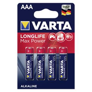 50x4 Varta Longlife Max Power Micro AAA LR03 VPE Outer Box