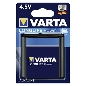 10x1 Varta Longlife Power 3LR12 4,5V block   PU inner box