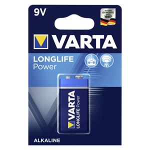 50x1 Varta Longlife Power 6LR61 9V-Block PU master box