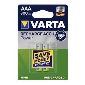 10x2 Varta Rechargeble Accu NiMH 800 mAh Micro - Punjive baterije