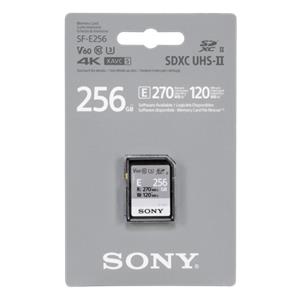 Sony SDXC E series 256GB UHS-II Class 10 U3 V60