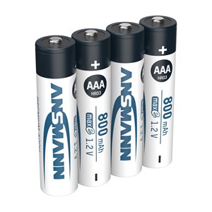 12x4 Ansmann maxE NiMH bat. Micro AAA 800 mAh