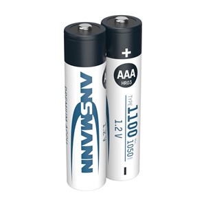 12x2 Ansmann NiMH bat. 1100 Micro AAA 1050 mAh